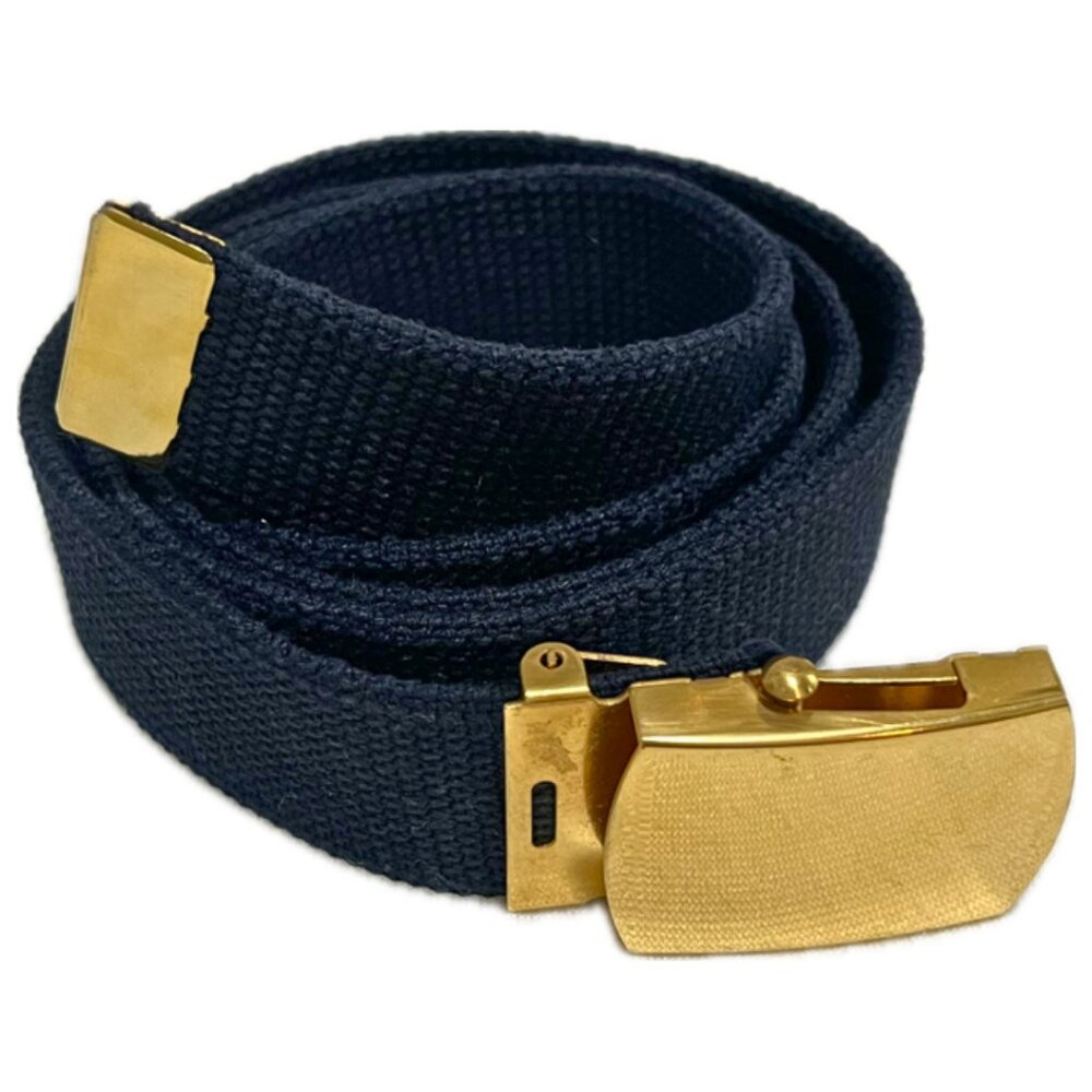USGI Black Cotton Belt w/Gold Buckle